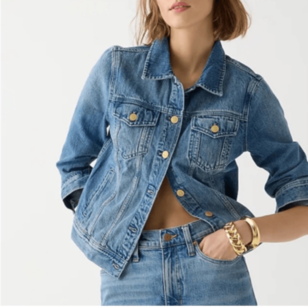 J. Crew Denim Blue Jean Jacket